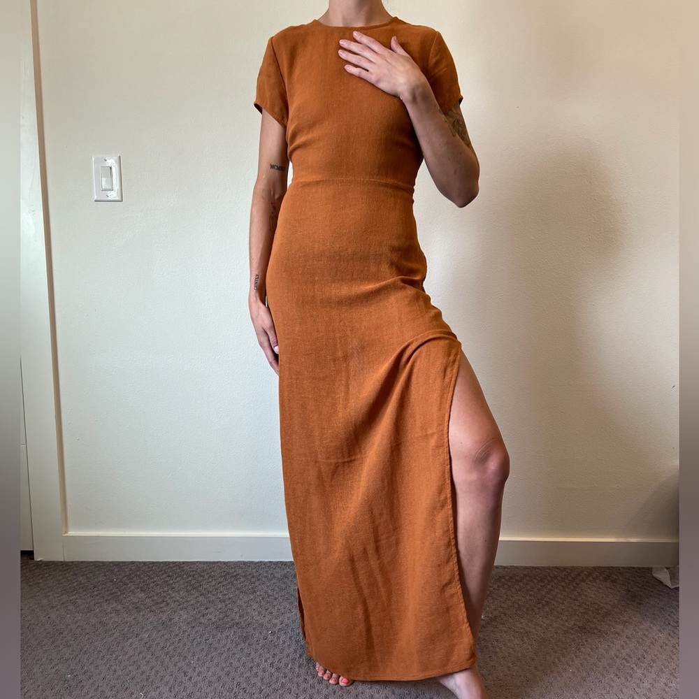 Free People Open Back With Button Side Detail - image 1